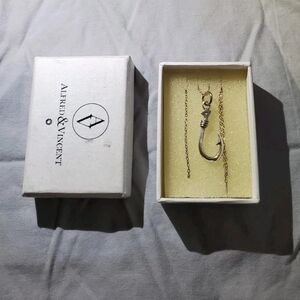 Gold Crescent Moon Necklace by